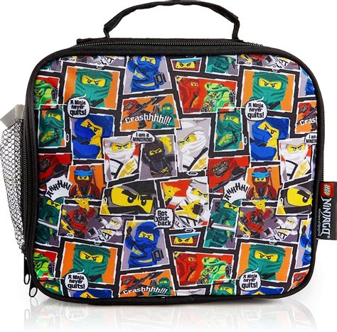 Lego Ninjago Lunch Bag Black Lunch Box For Kids With Handle Insulated