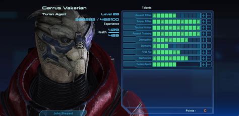 Garrus Vakarian Complete Build Guide Mass Effect 1 Me1 Le