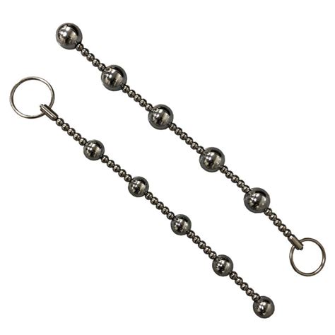 Funny Steel Metal Anal Beads Temperature Play Anal Toys Sexyland