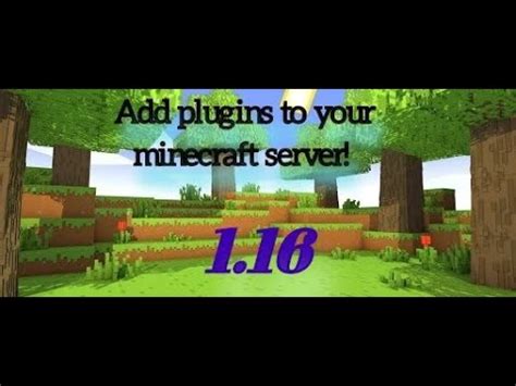 This option is great for when you don't mind playing with strangers. How to add PLUGINS to your 1.16 MINECRAFT SERVER! - YouTube
