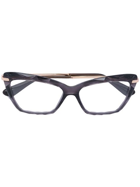 Square Frame Cat Eye Glasses Editorialist