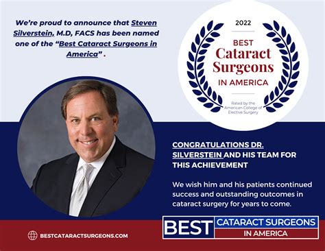 Dr Silverstein Named Among Best Cataract Surgeons In America