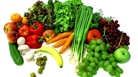 Fruits And Vegetables Diet Vege Choices