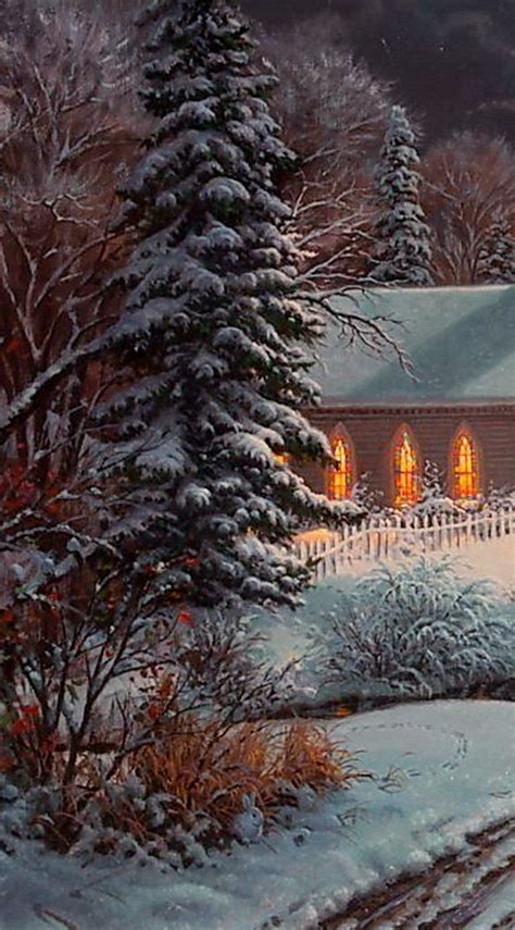 By Mark Keathley Christmas Artwork Winter Pictures Winter Scenery