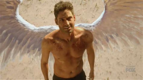 Lucifer 2x18 Ending Lucifer With Wings In Desert Message To Chloe