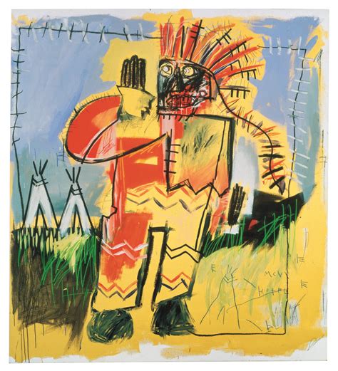 Tobacco Versus Red Chief By Jean Michel Basquiat 1981 82 Oil And Oil
