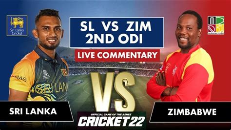 🔴live Sri Lanka Vs Zimbabwe 2nd Odi Live Score And Commentary
