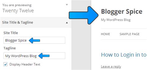 If you just want to change the font color of the site header but if you just want to change font color for selected text on a single page or post, you can use the wordpress editor (classic or gutenberg). How to Change WordPress Title, Tagline and Font Color ...