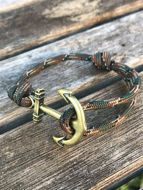 Anchor Bracelet Forest Camo W Reflective Tracers Darcizzle Offshore