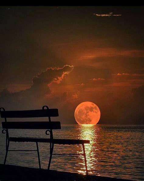Pin By Mary Leighton On Moonlight Shoot The Moon Beautiful Sunset