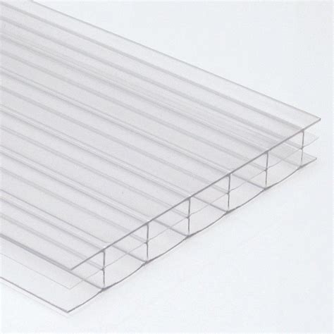 Thermoclear 48 In X 96 In X 16mm Clear Multiwall Polycarbonate Sheets