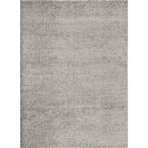 World Rug Gallery Soft Cozy Solid Light Gray 7 Ft 10 In X 10 Ft
