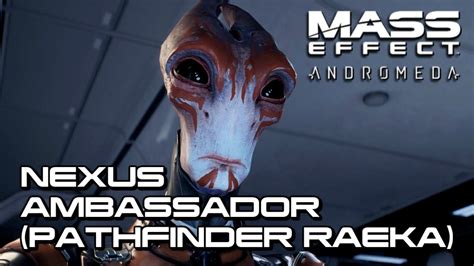 Mass Effect Andromeda Pathfinder Raeka For Nexus Ambassador Youtube