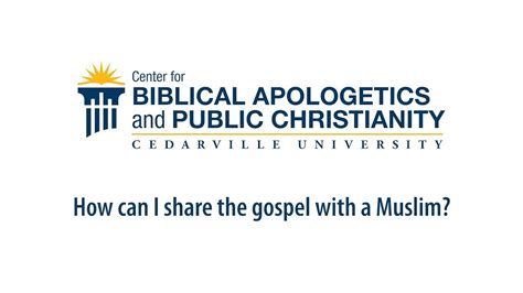 Sharing the gospel with a close friend can make you feel extremely vulnerable. How Can I Share the Gospel With a Muslim? - YouTube
