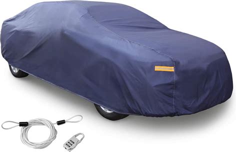 Uxcell 3xxl Blue Car Cover Outdoor Weather Waterproof