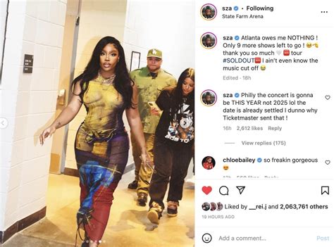 Fresh Off The Table Bbl Content Sza Stunningly Shows Off What The Doctors Gave Her In New Ig
