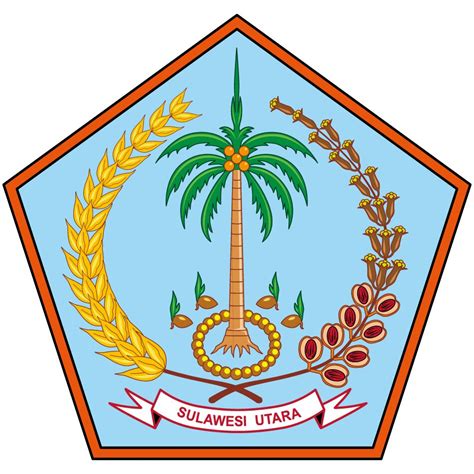 Provinsi Sulawesi Utara Logo Lambang Icon Vector Png File