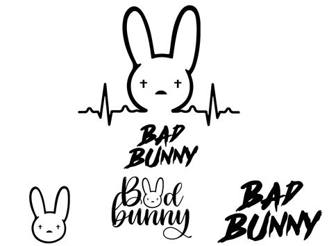 Love Is Bad Bunny Svg Bad Bunny Love Svg Bad Bunny Logo Svg Etsy