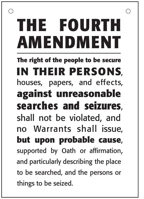 Definition Of Fourth Amendment Definitiony