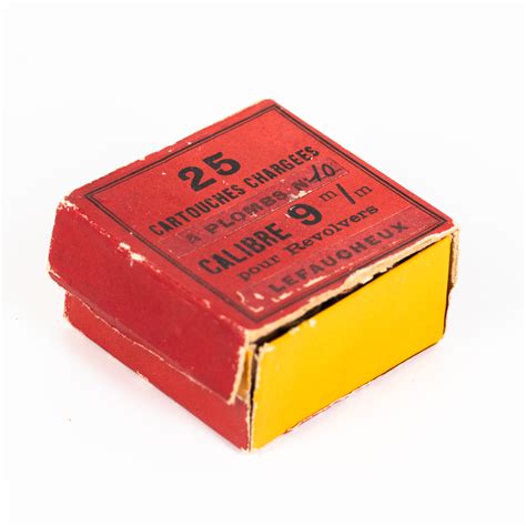 9mm Pinfire Cartridge Boxes Ammunition For Sale Full Box Of 9mm