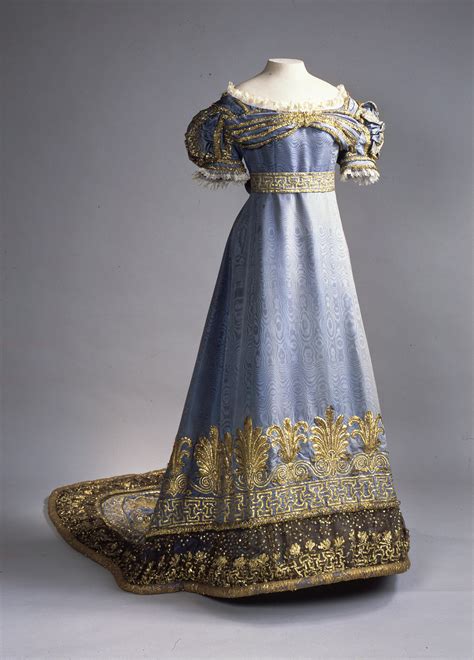 Dress Worn By Maria Feordorovna Russia 1820s Moda Histórica