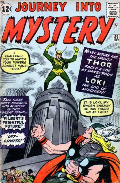Marvel Journey Into Mystery Loki Fight God Of Mischief Thor