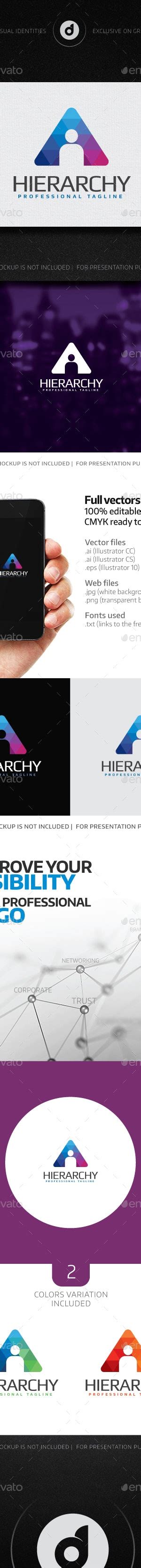 Hierarchy Logo Logo Templates Graphicriver