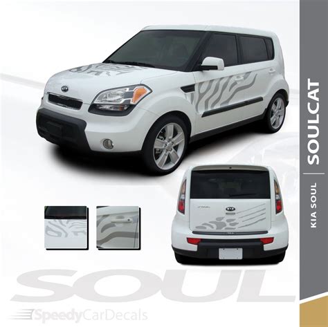 Kia Soul Upper Side Decals Graphics 3m Soulmate 2008 2013 Premium Auto
