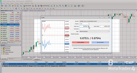 How To Set Stop Loss And Take Profit In Mt4 Tutorial Eightcap