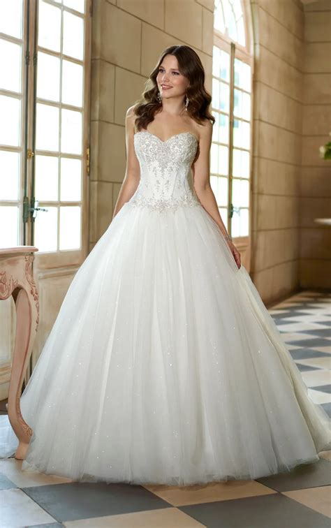 2014 Sweetheart Beaded Lace Sparkle Ball Gown Princess Bridal Wedding