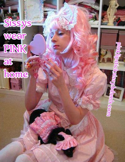 Pink Lipstick Sissy Gurl