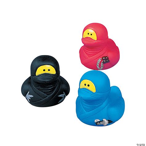 Ninja Rubber Ducks 12 Pc Oriental Trading
