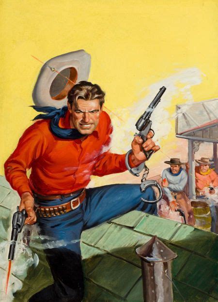 Pulp And Paperback Art Sam Cherry American 1903 1975 Cowboy