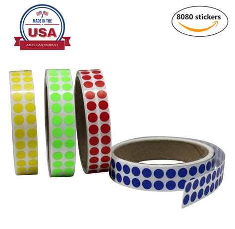 Labels And Stickers Office Products 14 Inch Color Coding Round Dot