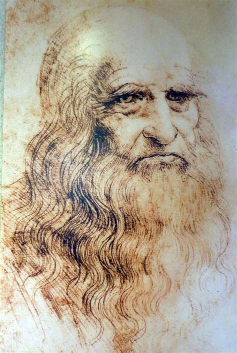 Self Portrait By Leonardo Da Vinci ️ Da Vinci Leonardo
