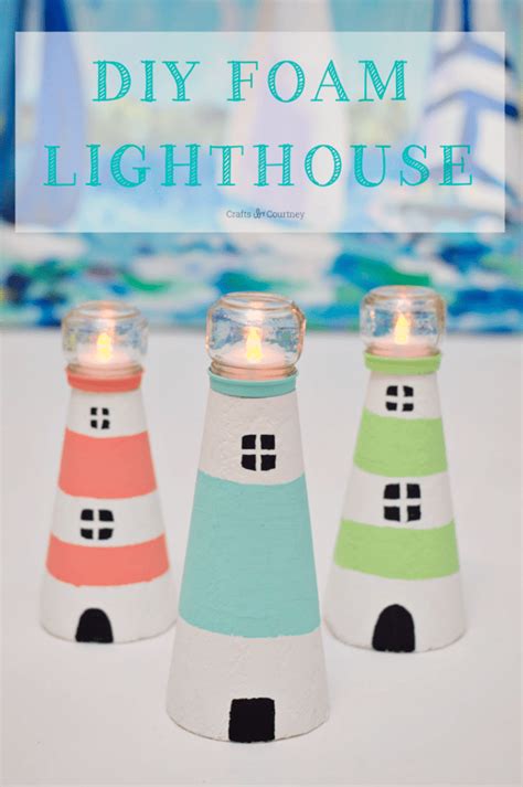 Lighthouse Craft Summer Foam Lighthouse