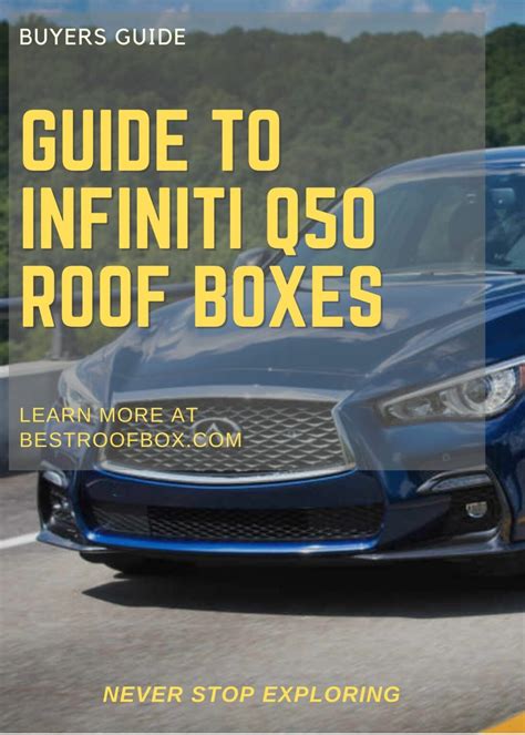 Infiniti Q50 Roof Box Buyers Guide 2023 Best Roof Box