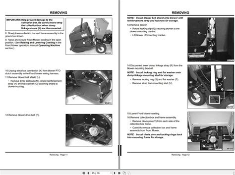 John Deere Ztrak Front Mowers Material Collection System Mcs Operators
