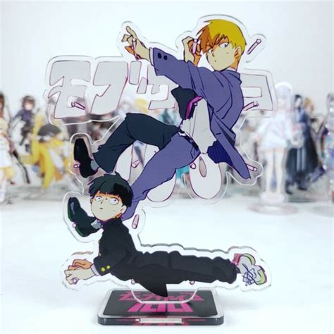 What's the best gift for an anime lover? 3pcs Hot Anime Mob Psycho 100 Acrylic Stand Figure Home ...