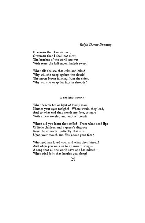 Driftwood By Ralph Cheever Dunning A Passing Poetry Magazine