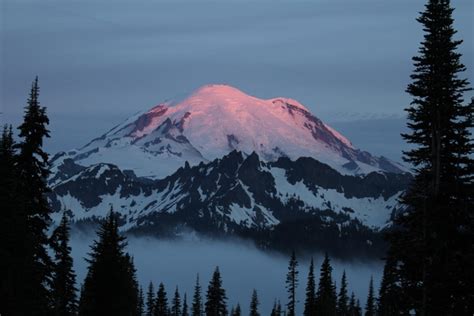 Sunrise On Mount Rainier Photorator