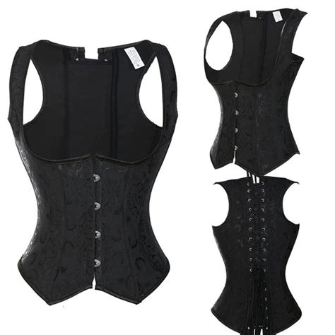 Sexy Pu Leather Steampunk Women Sexy Leather Corsets Leather Etsy