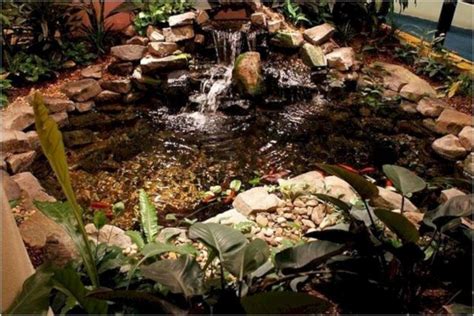 Stunning Indoor Fish Ponds With Waterfall Ideas 46 Indoor Pond Pond