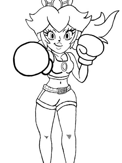 Mario And Peach Coloring Pages Coloring Home 78C