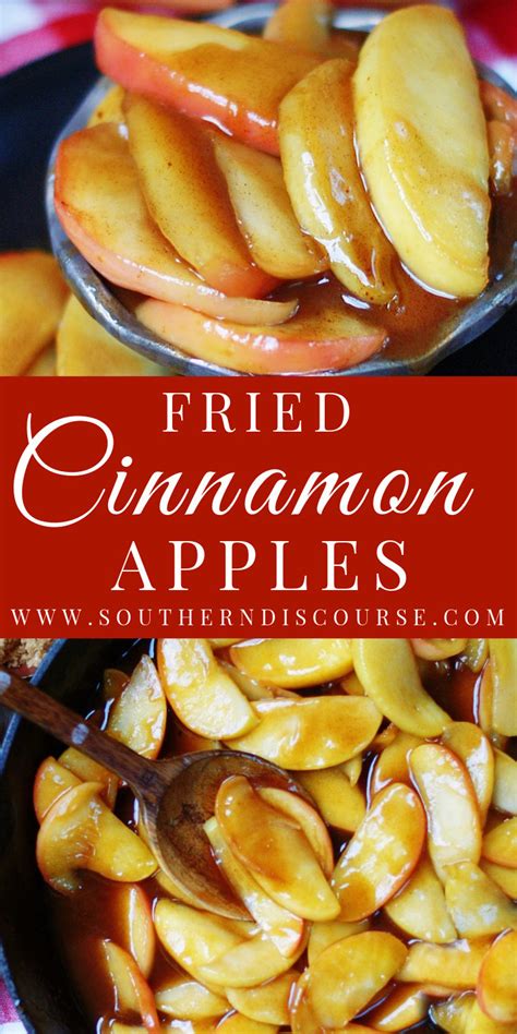 Fried Cinnamon Apples Southern Discourse