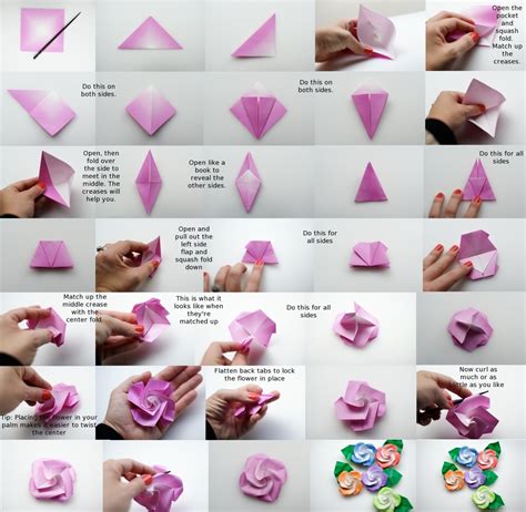 Como Hacer Flores De Origami ¡divinas