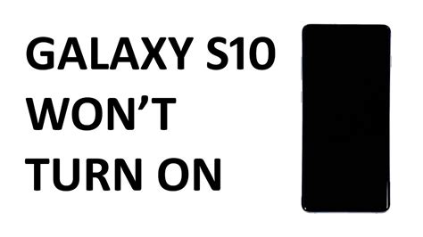 How To Fix Samsung Galaxy S That Wont Turn On Youtube