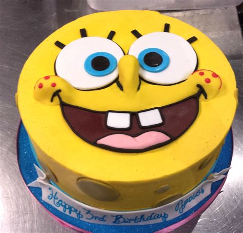 Spongebob Cake 25th Birthday Cakes Tiered Cakes Birthday Homemade