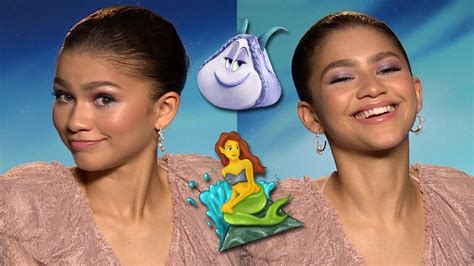 zendaya talks little mermaid rumours new music and smallfoot popbuzz meets youtube