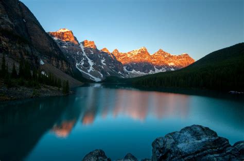 Lakes Lake Mountains Reflection Sunset Wallpaper 2048x1357 112993